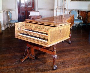 Harpsichord ، بقلم يعقوب كيركمان ، الإنجليزية ، 1766
