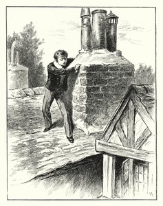"He climbed round a chimney stack" (engraving) بواسطة مدرسة اللغة الإنجليزية