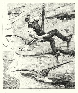 يستخدم "ملعقة البيض" (النقش) الخاصة به بواسطة مدرسة اللغة الإنجليزية