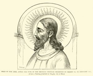 رأس ربنا ، بعد نوع الزمرد Vernicle الذي قدمه Bajazet II إلى Innocent VIII بواسطة مدرسة اللغة الإنجليزية