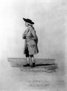 هنري كافنديش ، FRS (1731-1810) ، 19 ج. (قلم وحبر وغسل) بواسطة مدرسة اللغة الإنجليزية