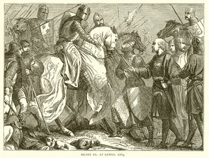 هنري الثالث في Lewes ، 1264