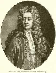 هنري سانت جون (بعد ذلك Viscount Bolingbroke) بواسطة مدرسة اللغة الإنجليزية