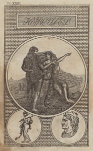 Hercules, ancient Roman hero and god (engraving) بواسطة مدرسة اللغة الإنجليزية