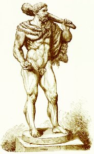 هرقل ، رسم توضيحي من تاريخ روما بقلم فيكتور دوروي ، نشر عام 1884 (صورة محسنة رقميًا) بواسطة مدرسة اللغة الإنجليزية