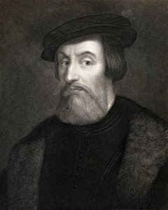 هيرنان كورتيس ، ماركيز ديل فالي دي أواكساكا (1485-1547) من "معرض الصور" ، نُشر عام 1833 بواسطة مدرسة اللغة الإنجليزية