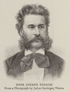 Herr Johann Strauss (engraving) بواسطة مدرسة اللغة الإنجليزية