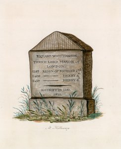 Highgate Hill ، Whittington Stone (مرحاض على ورق) بواسطة مدرسة اللغة الإنجليزية