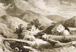 تلال نيو إنجلاند ، c.1870 ، من "الصور الأمريكية" ، نشرتها جمعية المسالك الدينية ، 1876 بواسطة مدرسة اللغة الإنجليزية