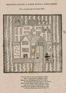 Hollands Leaguer أو Manor House of Paris Garden ، لندن بواسطة مدرسة اللغة الإنجليزية