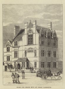 Home for Smack Boys at Great Yarmouth (engraving) بواسطة مدرسة اللغة الإنجليزية