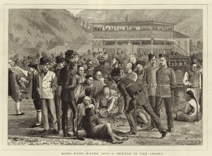 سباقات هونج كونج عام 1876 بواسطة مدرسة اللغة الإنجليزية