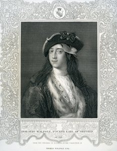 هوراشيو والبول ، إيرل الرابع لأورفورد (1717-1777) بواسطة مدرسة اللغة الإنجليزية