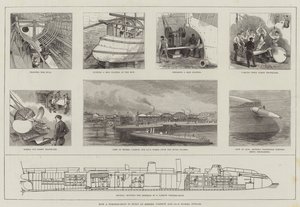 كيف يتم بناء قارب طوربيد في Messers Yarrow and Company's Works ، Poplar (نقش) بواسطة مدرسة اللغة الإنجليزية