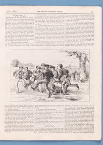 كيفية لعب كرة القدم وفقًا لقواعد الاتحاد ، مقالة من دليل الفنانين الشباب ، 1874 (انظر أيضًا 315146) بواسطة مدرسة اللغة الإنجليزية