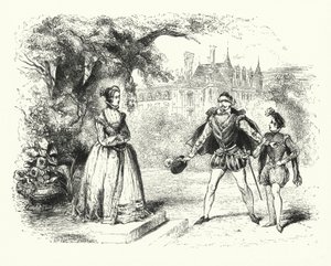 رسم توضيحي لـ Les Huguenots بواسطة Giacomo Meyerbeer (نقش) بواسطة مدرسة اللغة الإنجليزية