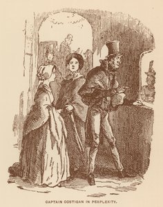 رسم توضيحي لكتاب "تاريخ بندنيس" لثاكيراي (مطبوعة حجرية) بواسطة مدرسة اللغة الإنجليزية