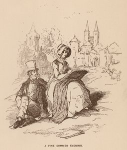 رسم توضيحي لـ Vanity Fair بواسطة Thackeray (litho) بواسطة مدرسة اللغة الإنجليزية