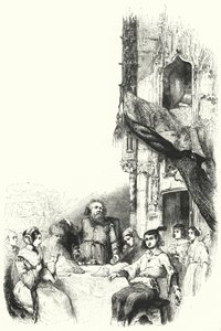 رسم توضيحي لأوبرا La Juive بواسطة Fromental Halevy (نقش) بواسطة مدرسة اللغة الإنجليزية