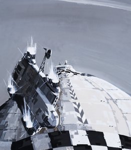 رسم توضيحي للقصة بقلم آرثر سي كلارك بواسطة مدرسة اللغة الإنجليزية