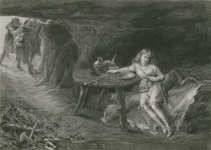 ايموجين في الكهف ، Cymbeline بواسطة مدرسة اللغة الإنجليزية