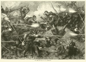 في معركة سانت كوينتين ، يناير 1871 بواسطة مدرسة اللغة الإنجليزية