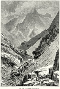 في جبال كرارا (نقش) بواسطة مدرسة اللغة الإنجليزية