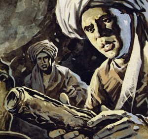 في الجرار كانت مخطوطات من البردي بواسطة مدرسة اللغة الإنجليزية