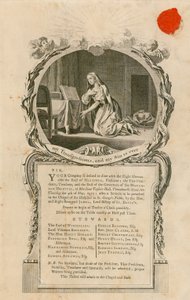 دعوة لتناول العشاء مع الراي المحترم إيرل هيرتفورد في 4 مايو 1775 بواسطة مدرسة اللغة الإنجليزية