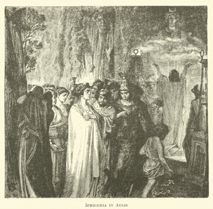 Iphigenia in Aulis (نقش) بواسطة مدرسة اللغة الإنجليزية