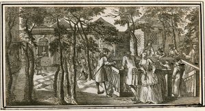 Islington Spa ، نيو تونبريدج ويلز سابقًا ، 1735 بواسطة مدرسة اللغة الإنجليزية