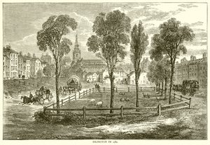 Islington في عام 1780 بواسطة English School