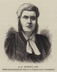 J H Fawcett, Esquire (engraving) بواسطة مدرسة اللغة الإنجليزية