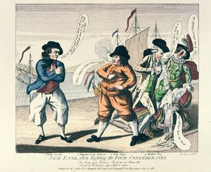 Jack England fighting the Four Confederates بواسطة مدرسة اللغة الإنجليزية