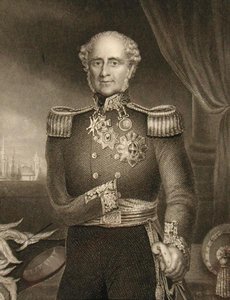 جيمس هنري سومرست فيتزروي (1788-1855) البارون راجلان الأول (نقش) بواسطة مدرسة اللغة الإنجليزية