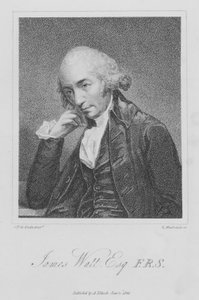 James Watt, Scottish engineer and inventor (engraving) بواسطة مدرسة اللغة الإنجليزية