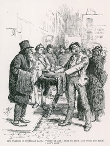 التجار اليهود في Petticoat Lane بواسطة مدرسة اللغة الإنجليزية
