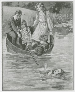 "ابق ثابتًا! سأنقذها! " (ليثو) بواسطة مدرسة اللغة الإنجليزية