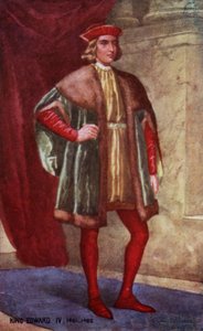 King Edward IV (colour litho) بواسطة مدرسة اللغة الإنجليزية