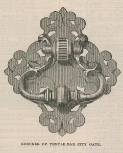 Knocker of Temple Bar City Gate بواسطة مدرسة اللغة الإنجليزية