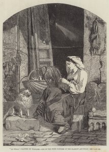 المهد (النقش) بواسطة مدرسة اللغة الإنجليزية