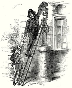 مصباح (نقش) بواسطة مدرسة اللغة الإنجليزية