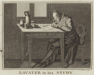 Lavater في دراسته بواسطة مدرسة اللغة الإنجليزية