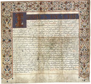 رسالة إلى السلطان عثمان هان من الملك جيمس السادس وأنا بواسطة مدرسة اللغة الإنجليزية