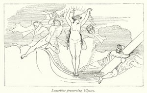 Leucothoe Preserving Ulysses (litho) بواسطة مدرسة اللغة الإنجليزية