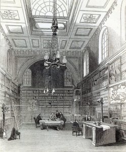 مكتبة مجلس اللوردات ، من "أخبار لندن المصورة" ، 22 مارس 1845 بواسطة مدرسة اللغة الإنجليزية