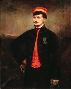 الملازم توماس ميرفي في الزي العسكري للوحدة التركية ، شبه جزيرة القرم ، 1857 بواسطة مدرسة اللغة الإنجليزية