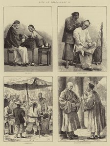 Life in China, Part II (engraving) بواسطة مدرسة اللغة الإنجليزية