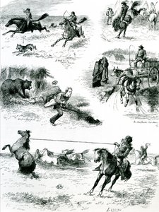 الحياة في مانيتوبا ، 1877 بواسطة مدرسة اللغة الإنجليزية