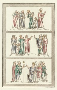 Life of Thomas Becket (coloured engraving) بواسطة مدرسة اللغة الإنجليزية